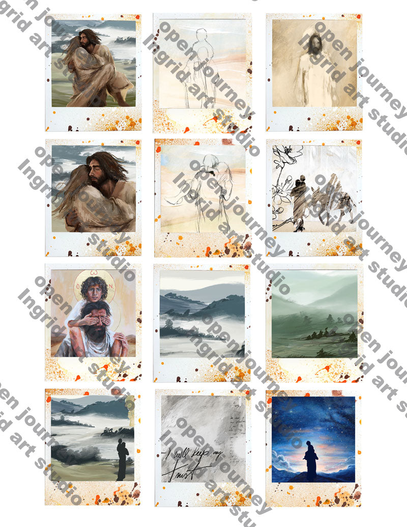 Beautiful 5 Trust -  ADD ON - Polaroid images -digital download