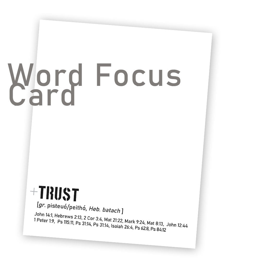 **LENT-TRUST- kit ** for Bible Journaling - Faith Notes series