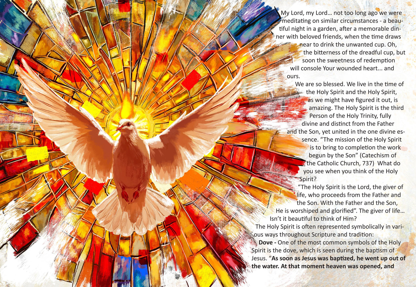 HOLY SPIRIT-Take 4 Bible Journaling kit- digital download