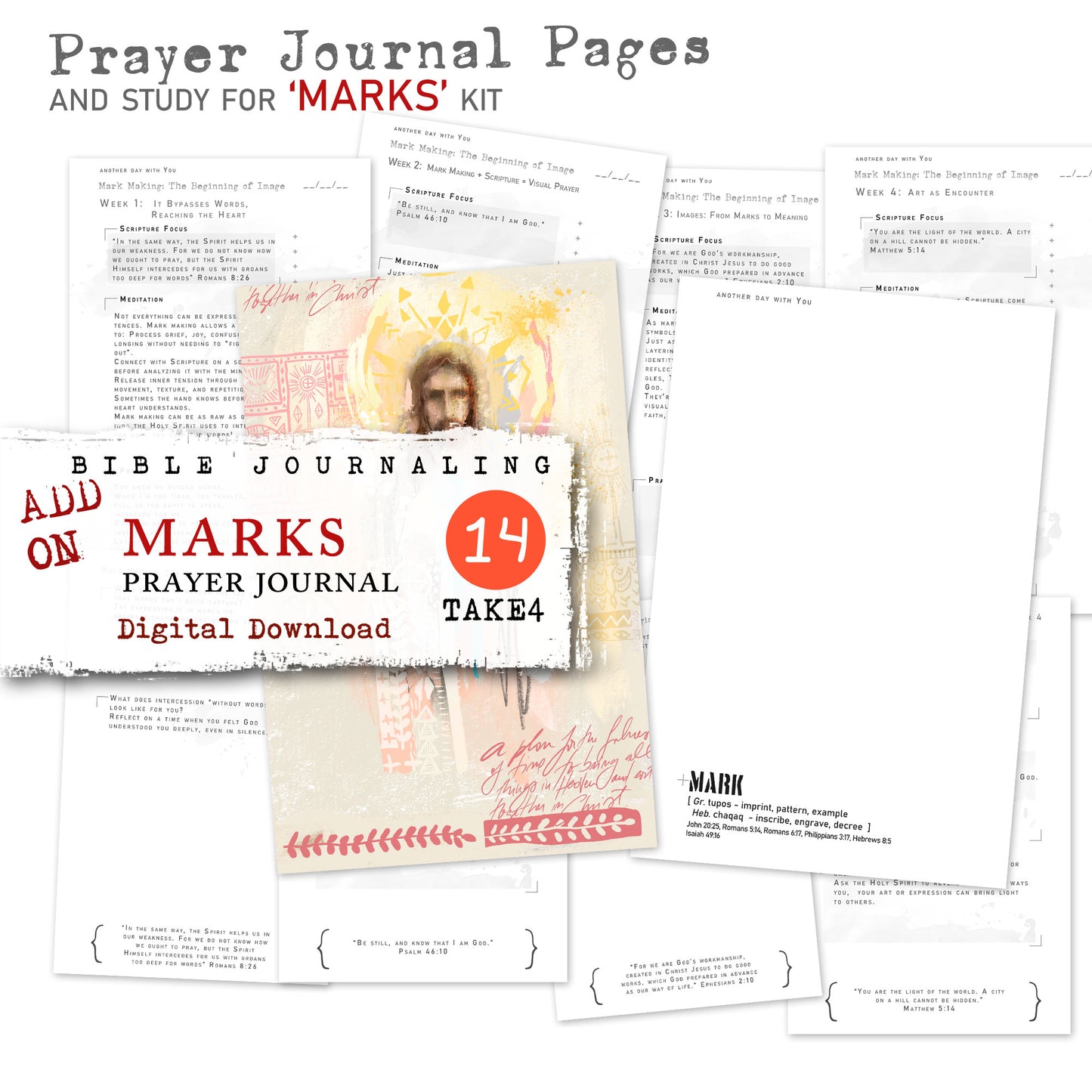 MARKS kit Prayer Journal pages