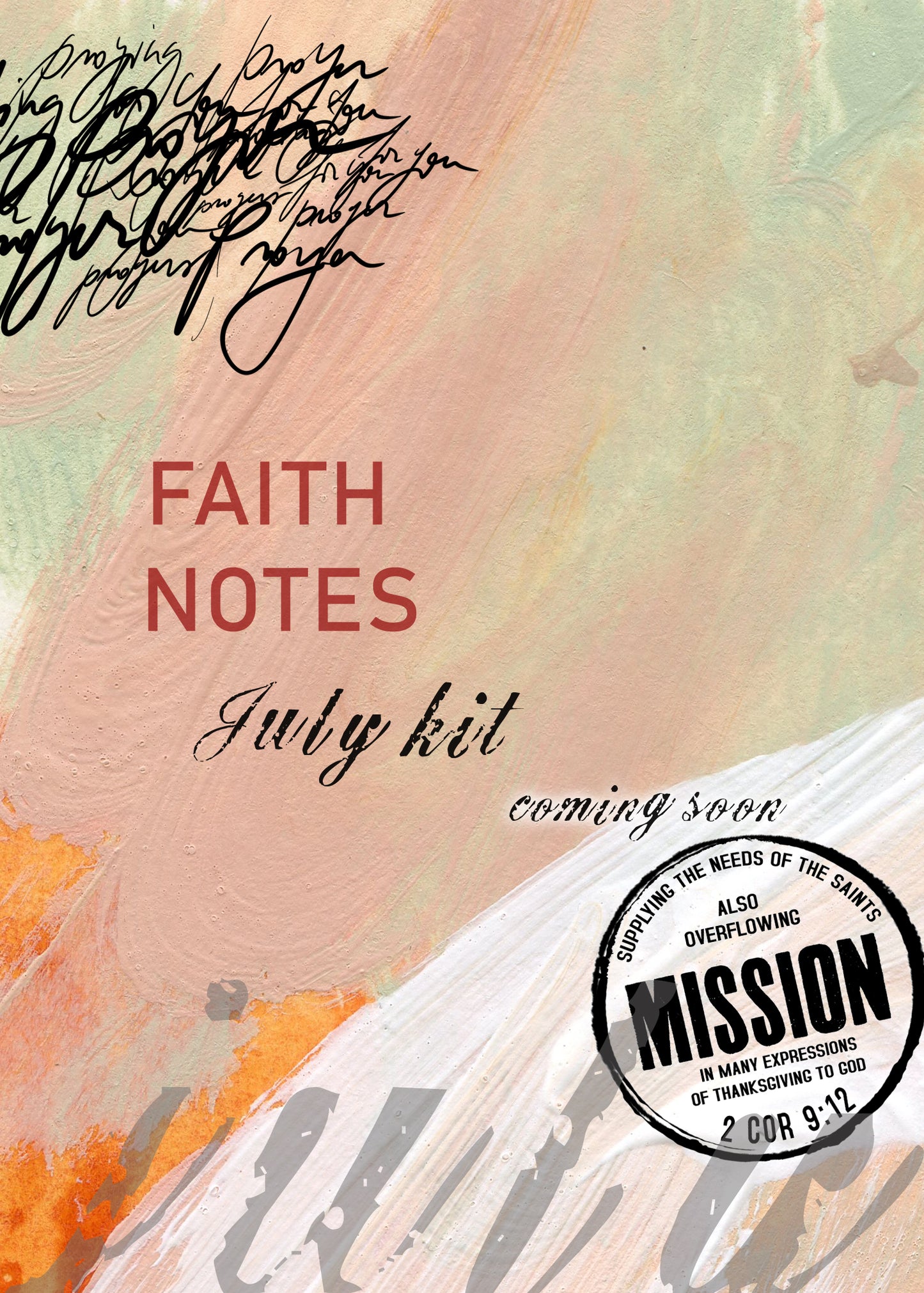 FAITH NOTES - SUBSCRIPTION kit