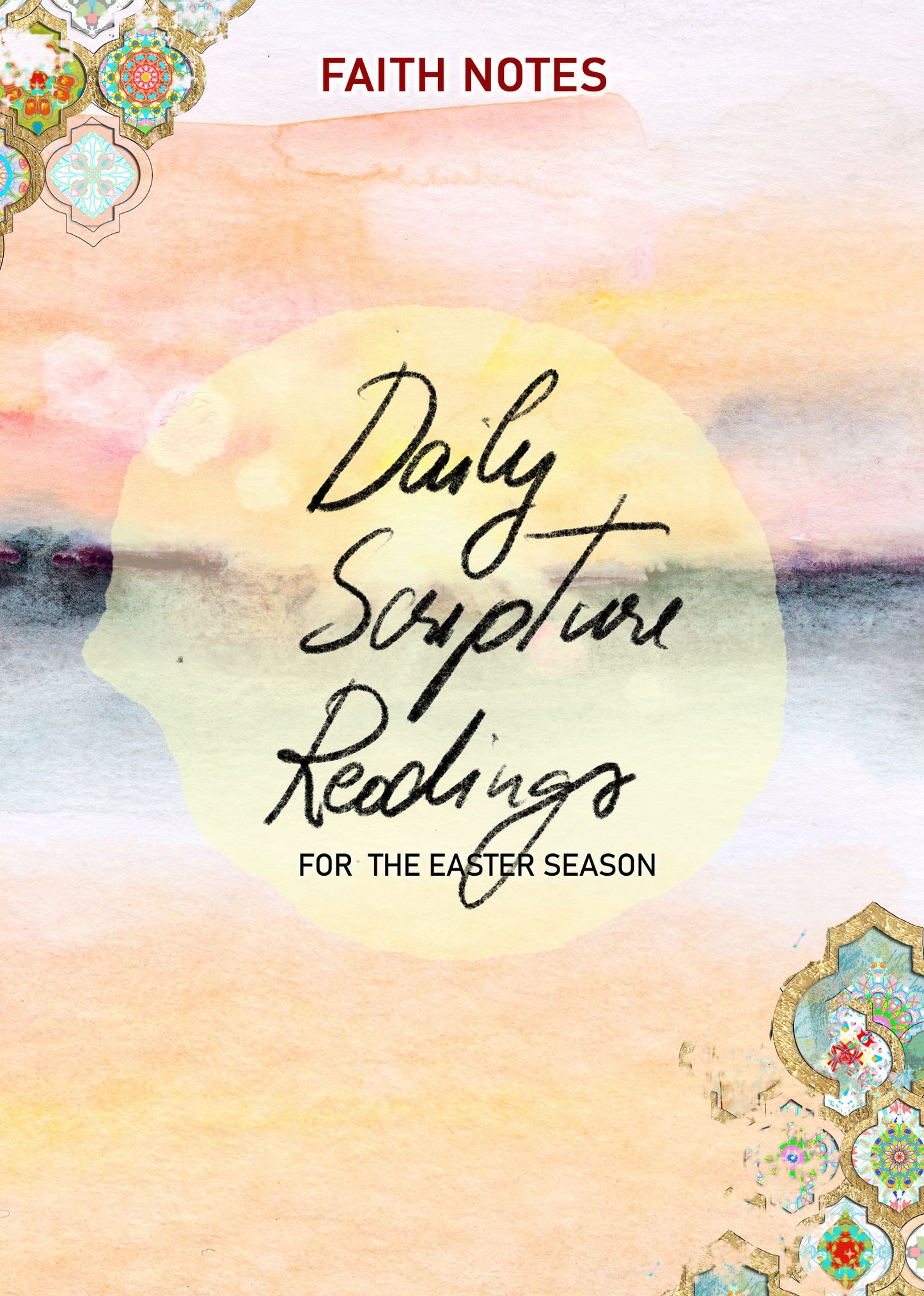 **DAILY READINGS FOR Easter season kit ** for Bible Journaling - Faith Notes series