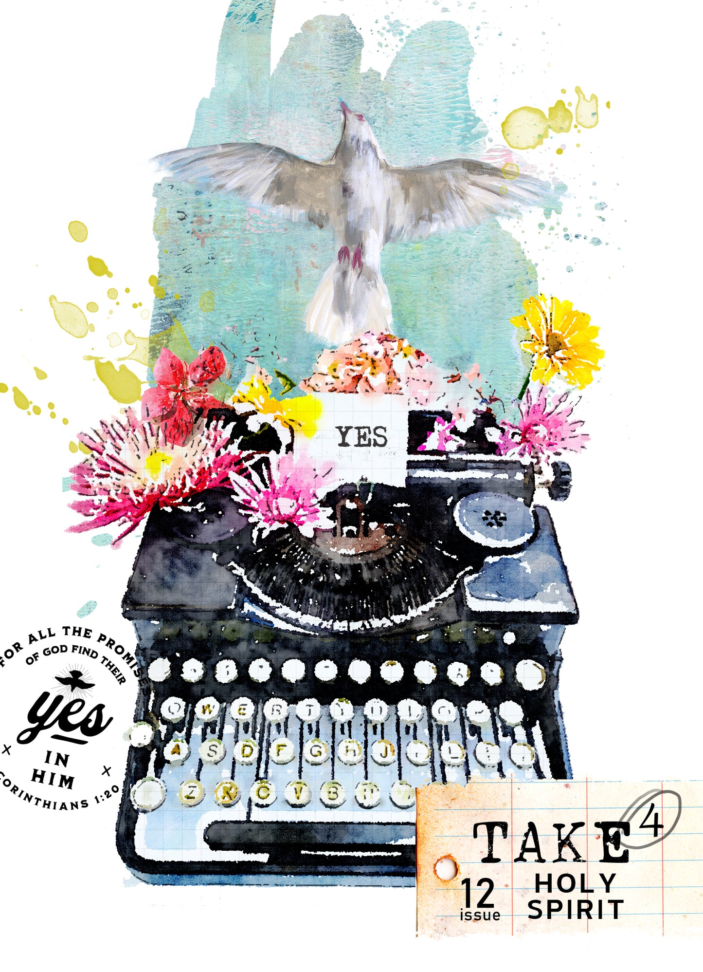 HOLY SPIRIT - Take 4 kit for Bible Journaling