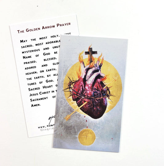 The Golden Arrow Prayer Card