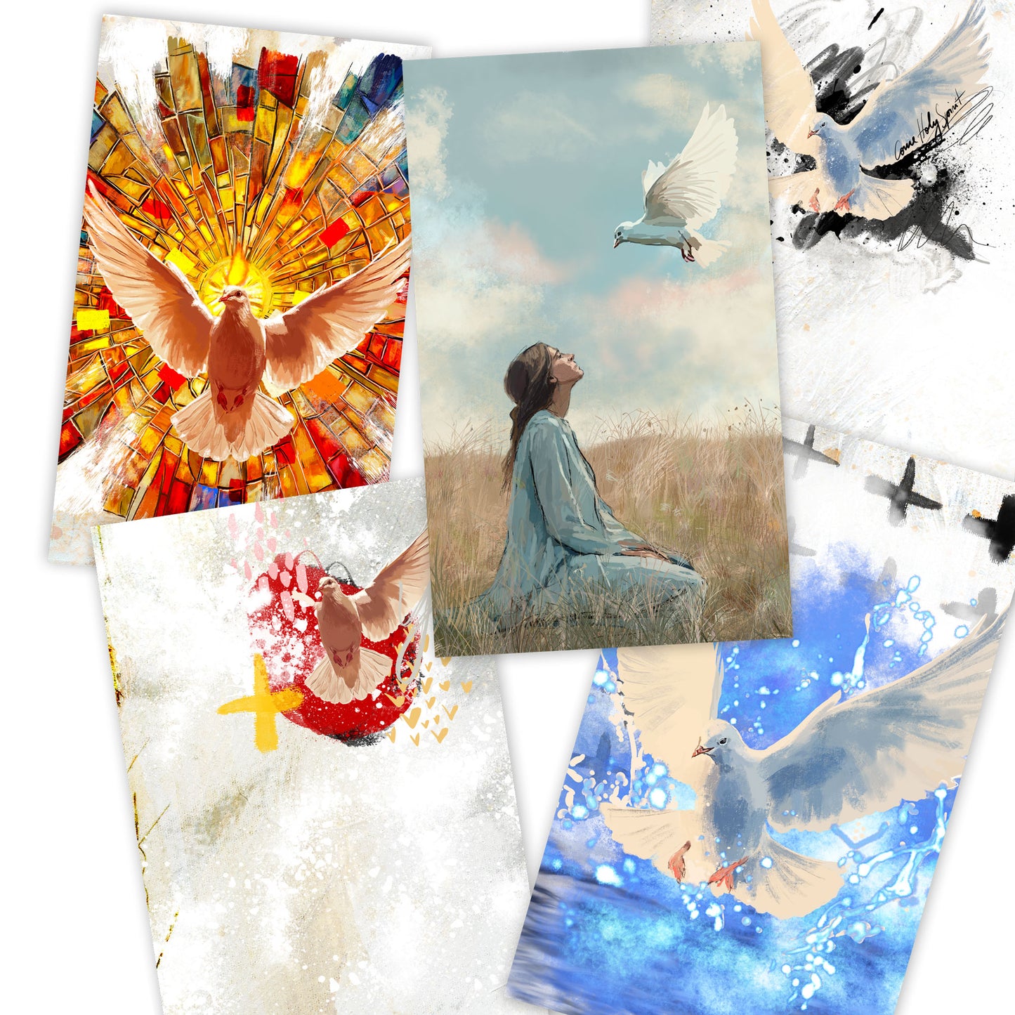 HOLY SPIRIT - Take 4 kit for Bible Journaling