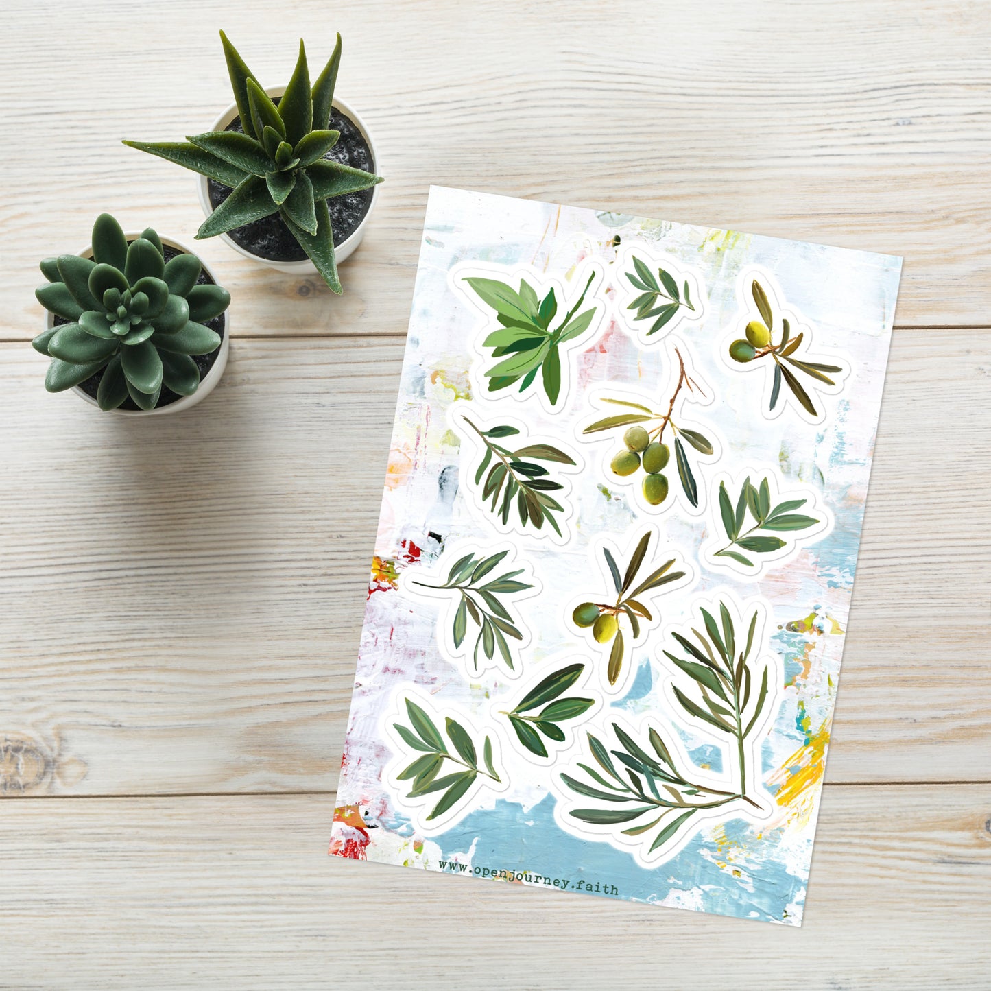 Olive Branches Sticker sheet