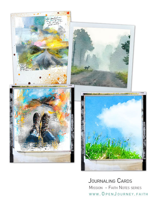 'Mission'- 24 Journaling Polaroid style Cards