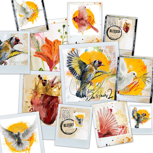 'Beatitudes 2'- 24 Journaling Polaroid style Cards