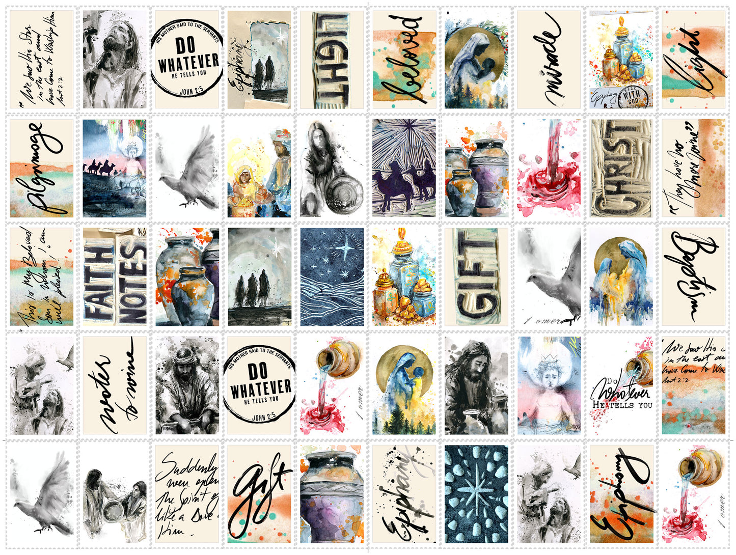 EPIPHANY sticker pack - variety stickers for Bible Journaling