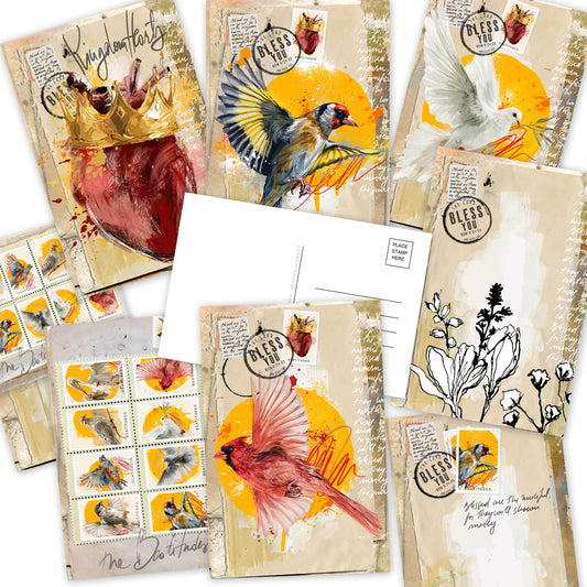 'Beatitudes 2' POSTCARDS- set of 8 postcards