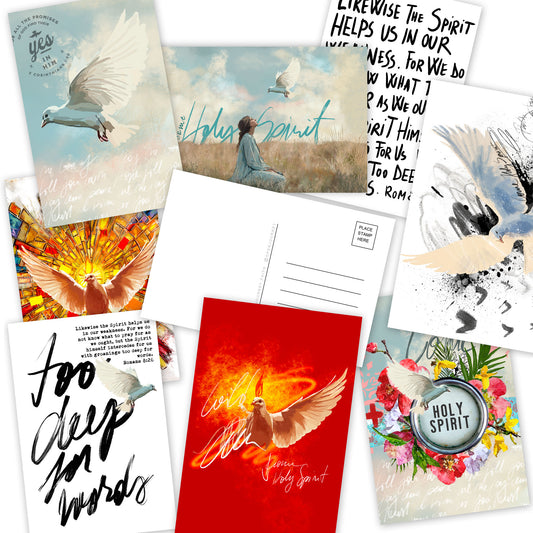 HOLY SPIRIT- set of 8 postcards