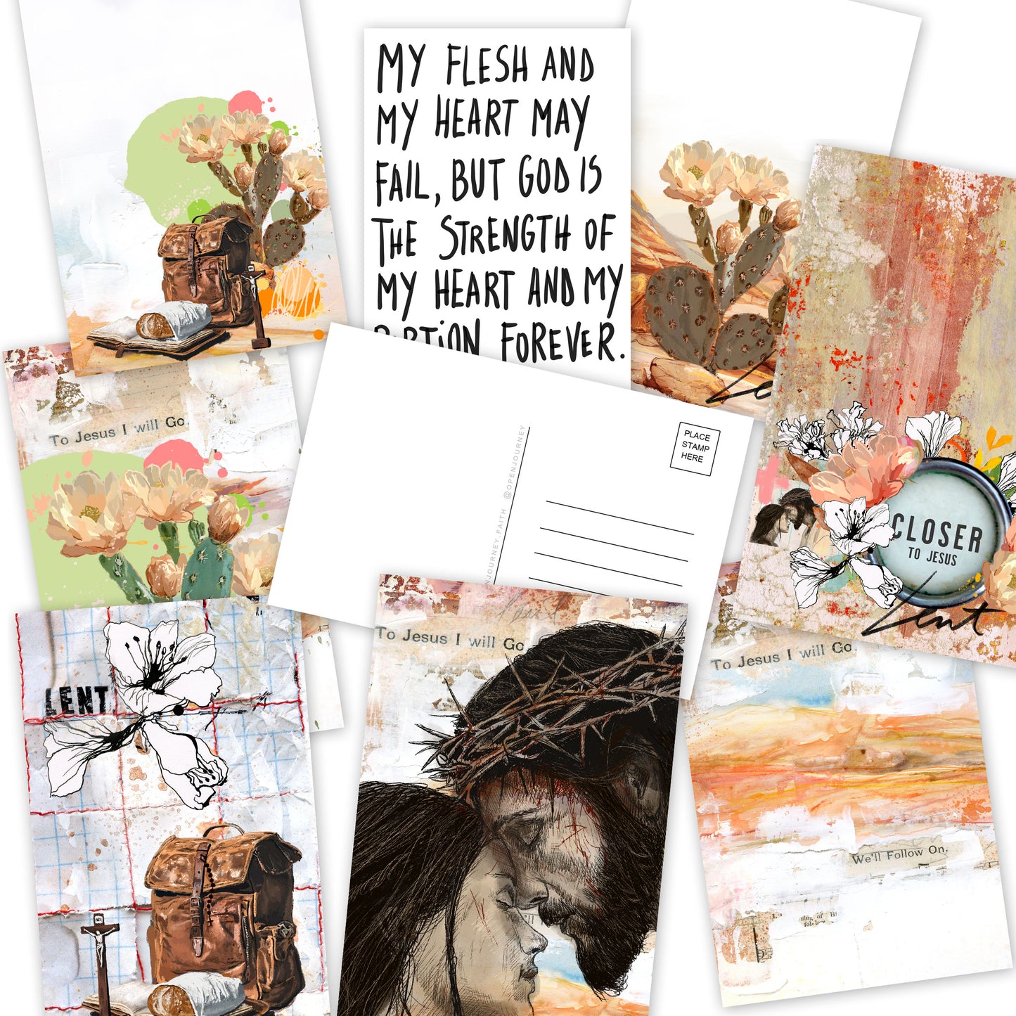 CLOSER - set of 8 postcards