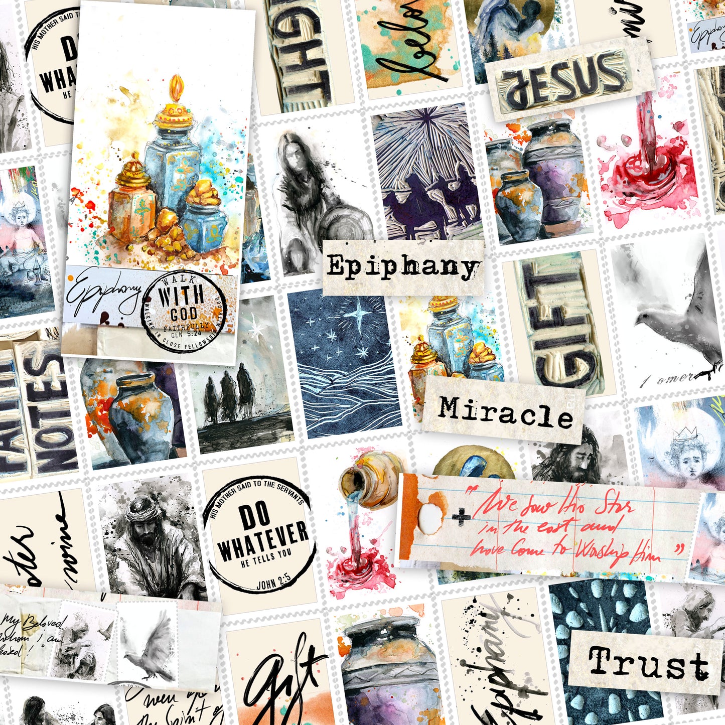 EPIPHANY sticker pack - variety stickers for Bible Journaling