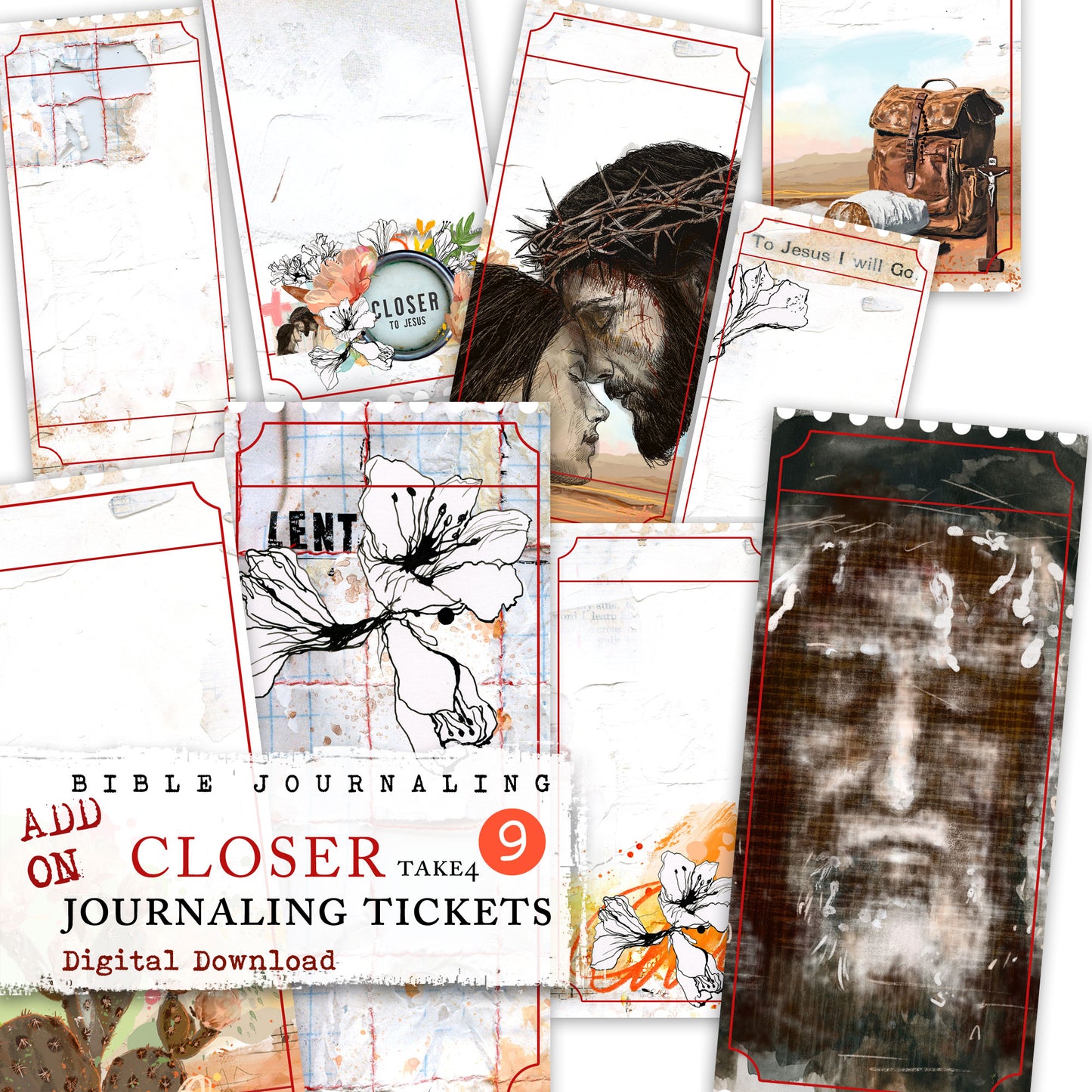 CLOSER-Journaling Tickets - digital download