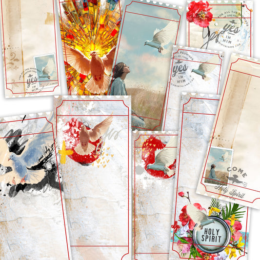 HOLY SPIRIT ADD ON kit - Journaling tickets