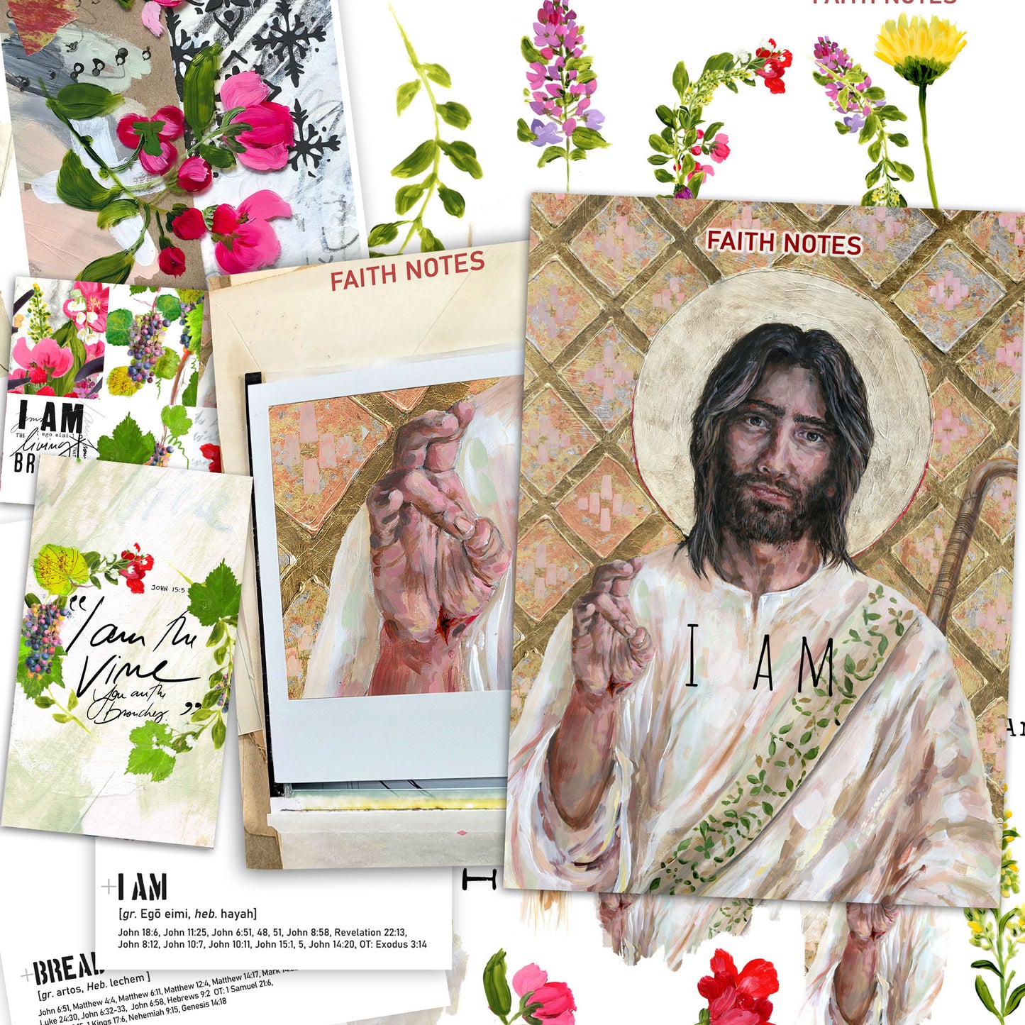 **I AM- kit ** for Bible Journaling - Faith Notes series