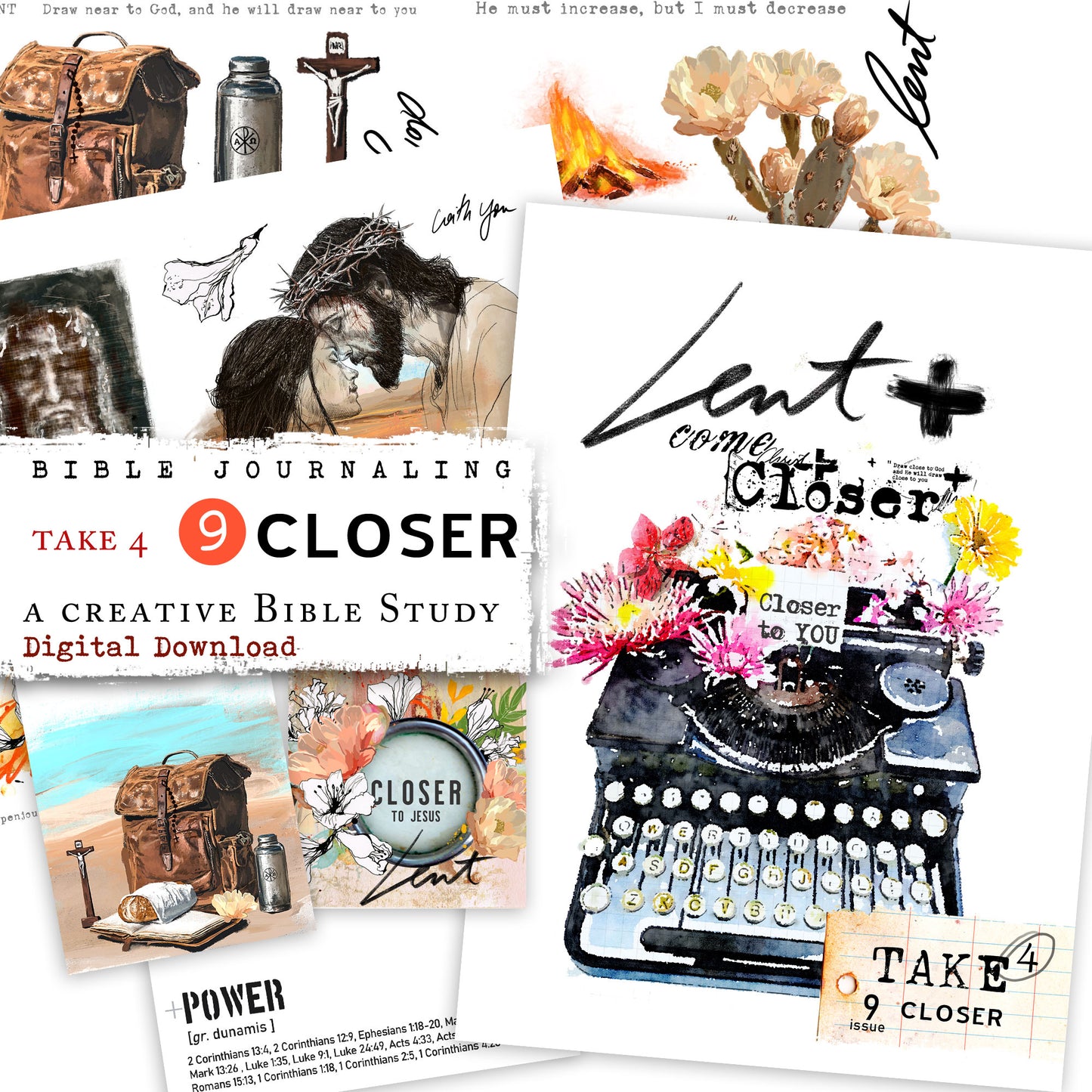 Take 4- CLOSER -LENT kit- digital download