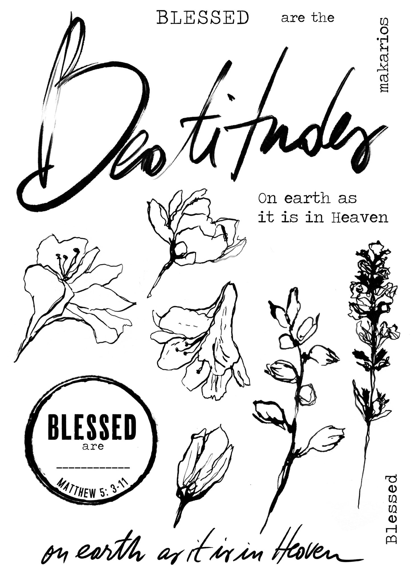 Beatitudes - Stamp Set