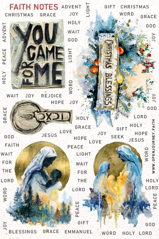 ADVENT - faith sticker sheet
