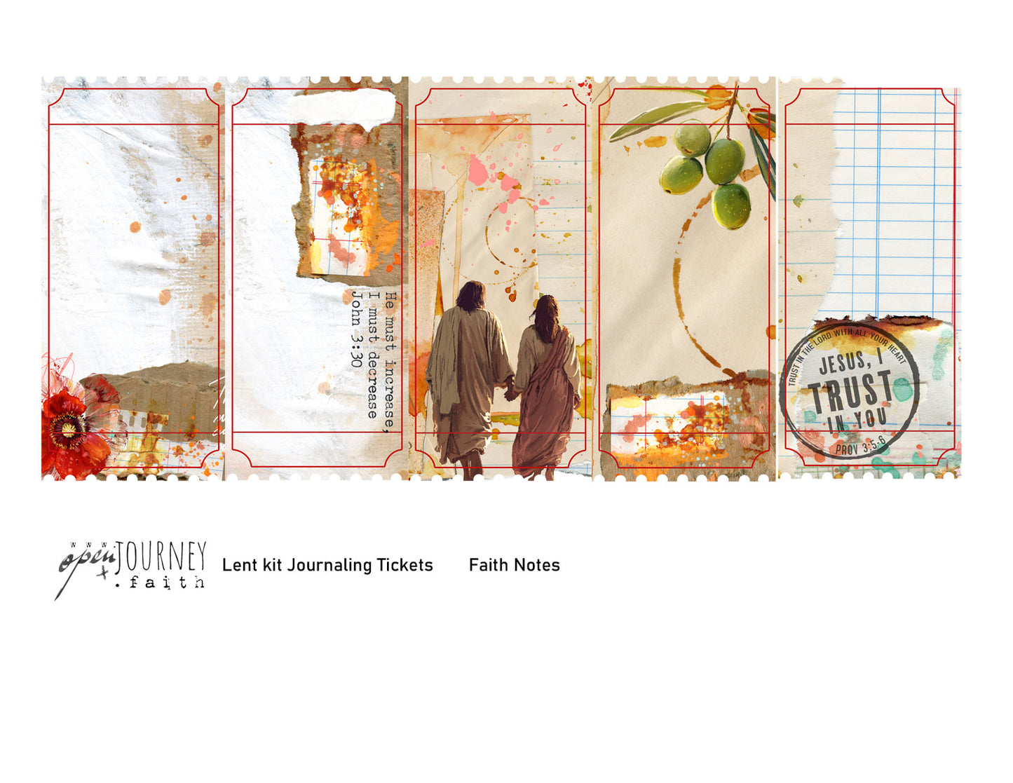 LENT-TRUST- 15 Journaling Tickets