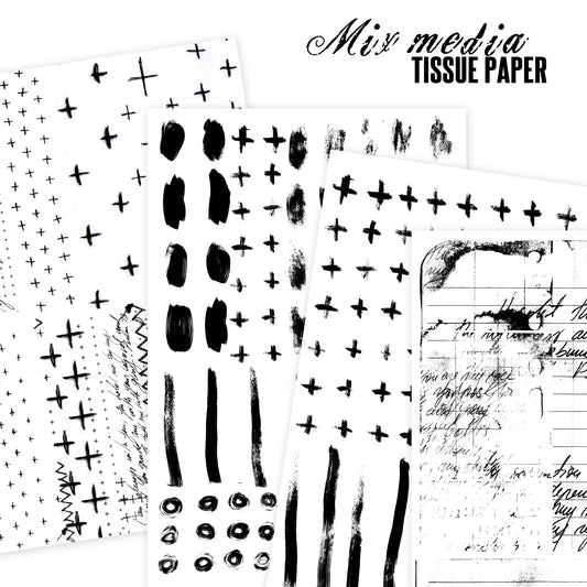 Mix media Tissue Paper