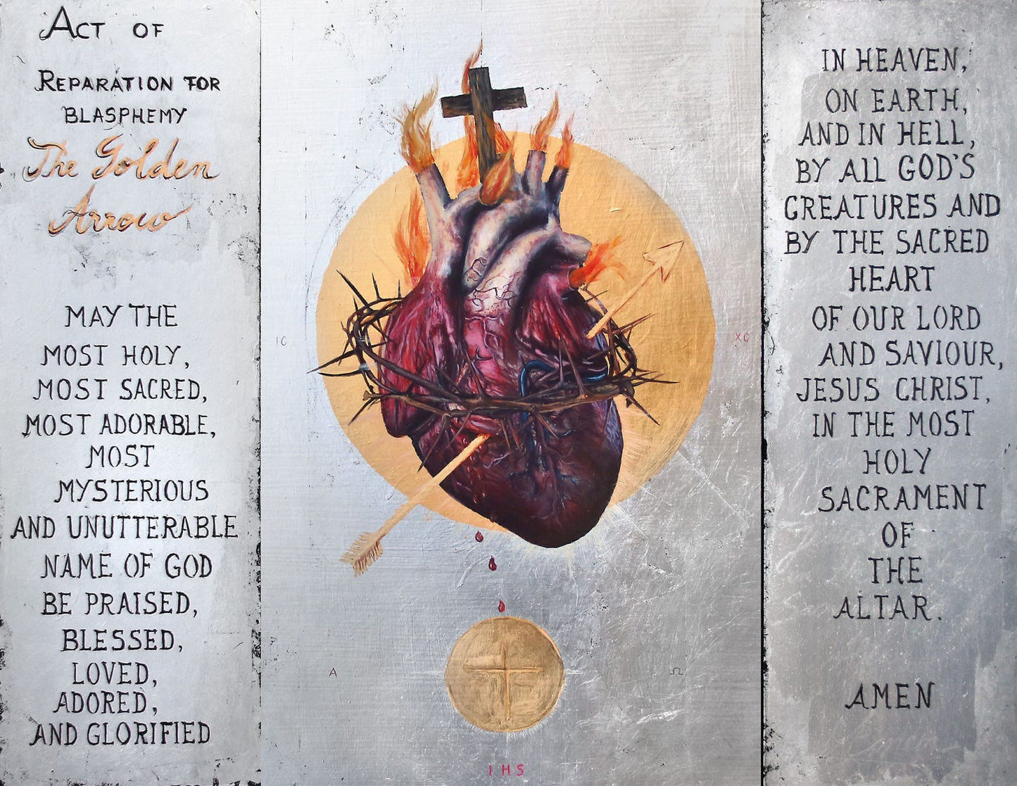 The Sacred Heart of Jesus: The Golden Arrow - fine art print