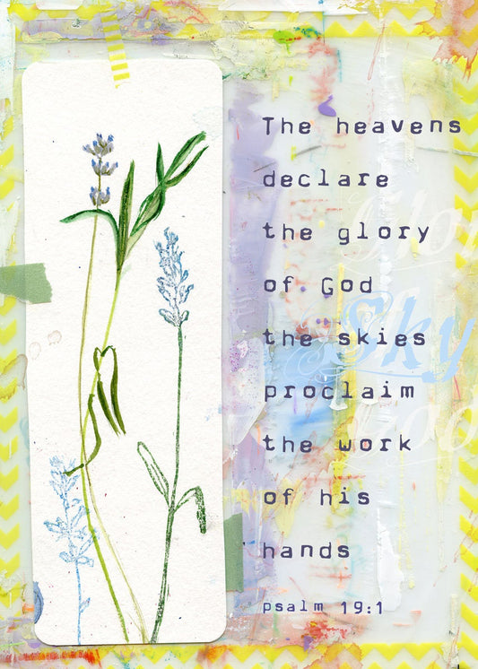 Psalm 19:1 Note Card 5x7