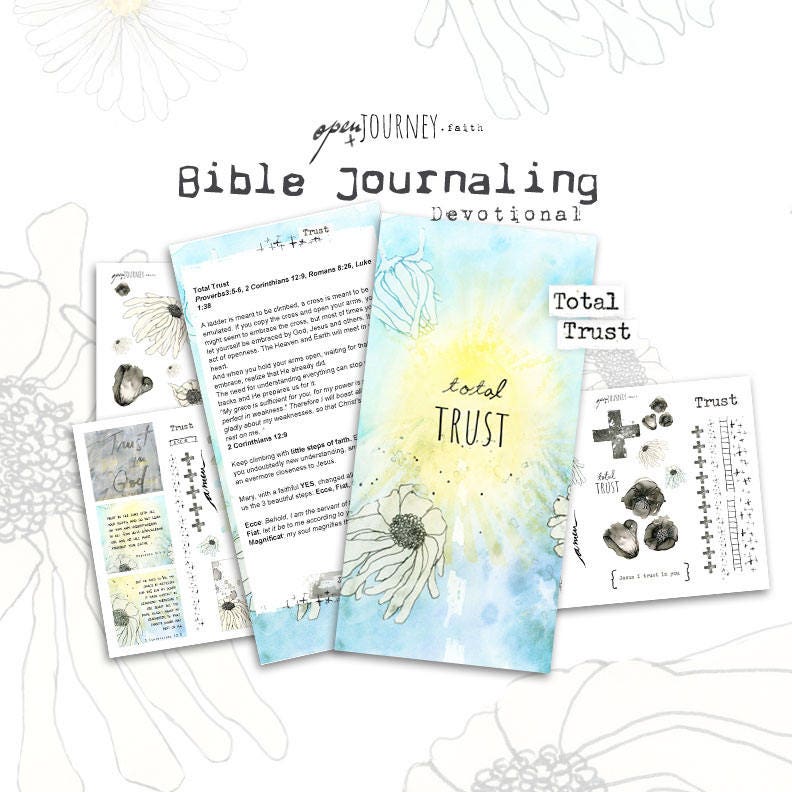 Total Trust - a Bible journaling creative devotional -digital download