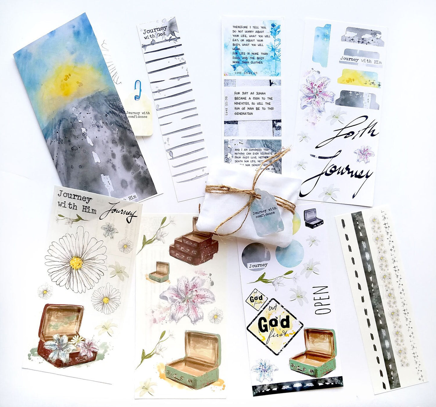 Journey with confidence - a Bible journaling creative devotional kit