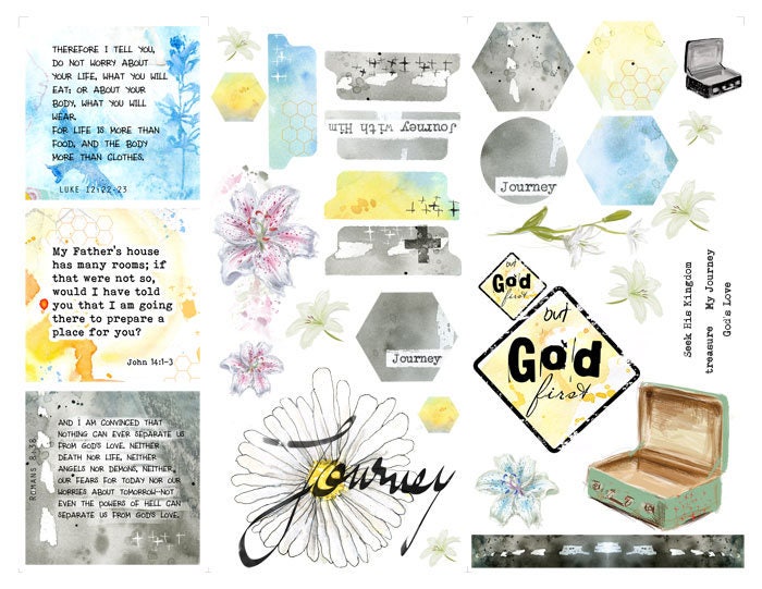 Journey with confidence - a Bible journaling creative devotional -digital download