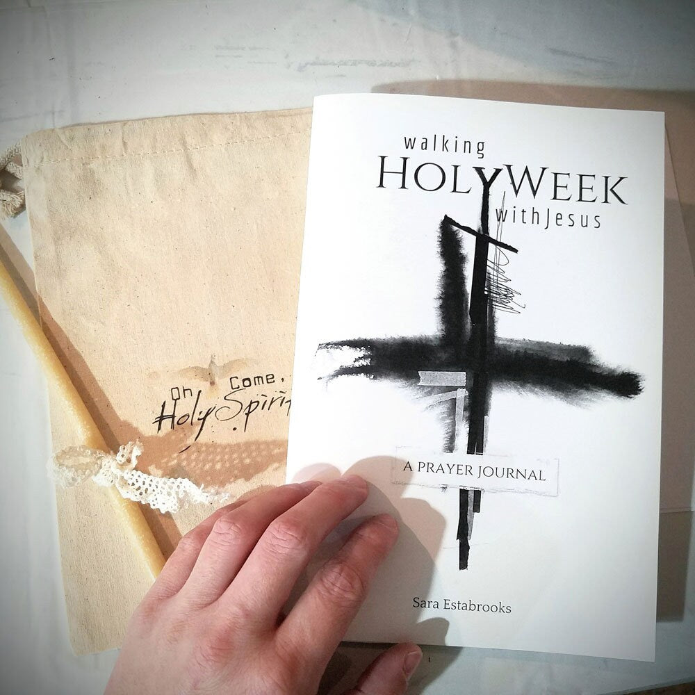 Walking Holy Week with Jesus - Bible and Faith Journaling Didgital Downloads