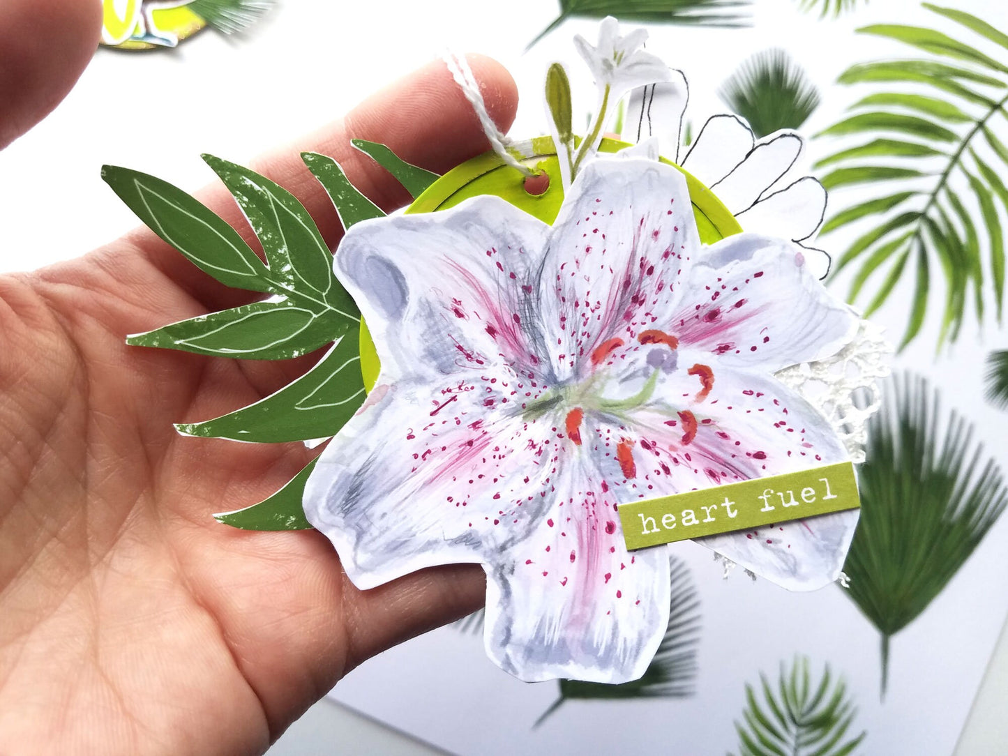 Floral Illustrations - Lilies - digital download for bible journaling, card making and craft