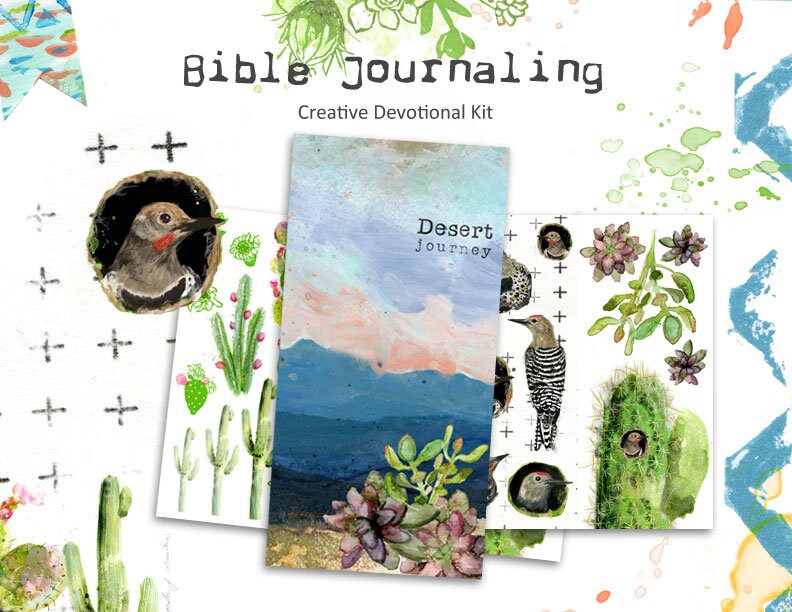 Desert Journey - a Bible journaling creative devotional -digital download