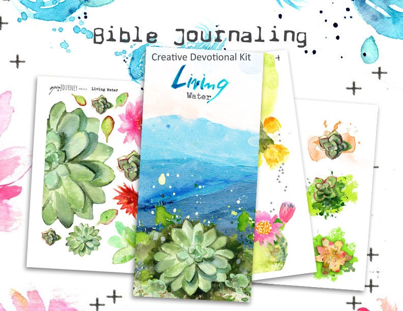 Living Water - a Bible journaling creative devotional -digital download