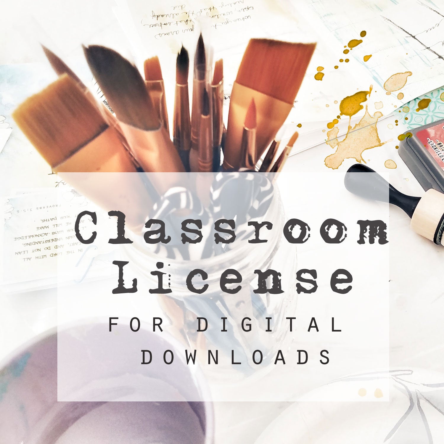 Classroom License for digital downloads