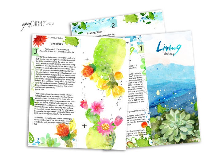 Living Water - a Bible journaling creative devotional -digital download