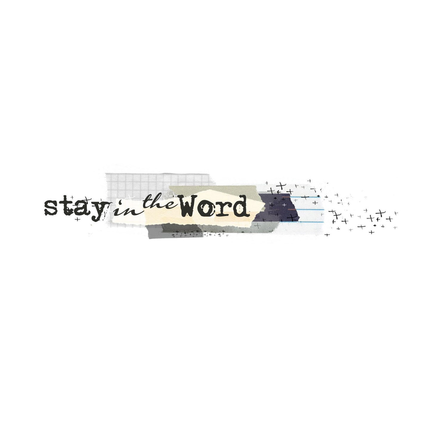 Stay in the Word - Washi Strips and sticker collection - digital download for bible journaling, card making and craft