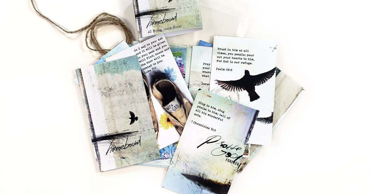 Homebound - set of 40 Bible verse cards