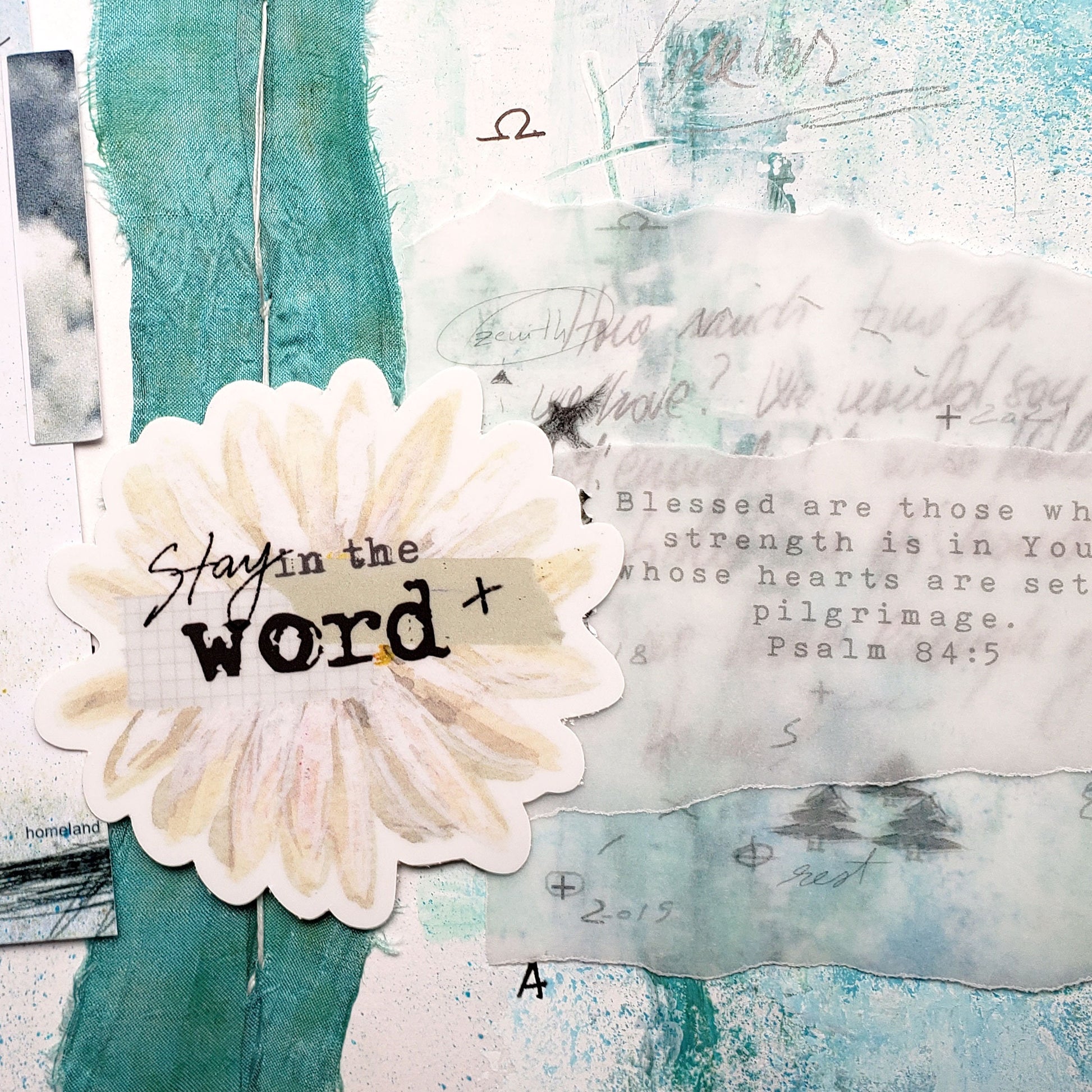 Stay in the Word - sticker