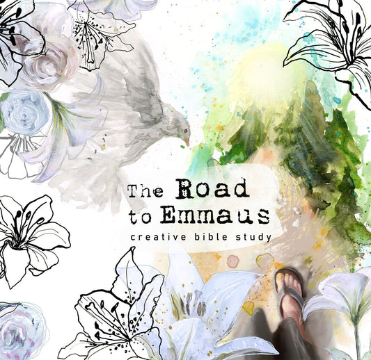 The Road to Emmaus- a creative bible study, Bible journaling creative devotional - digital download