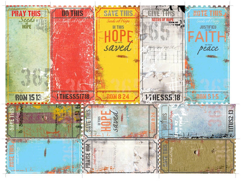 Seeds of Hope- a creative bible study, Bible journaling creative devotional - digital download