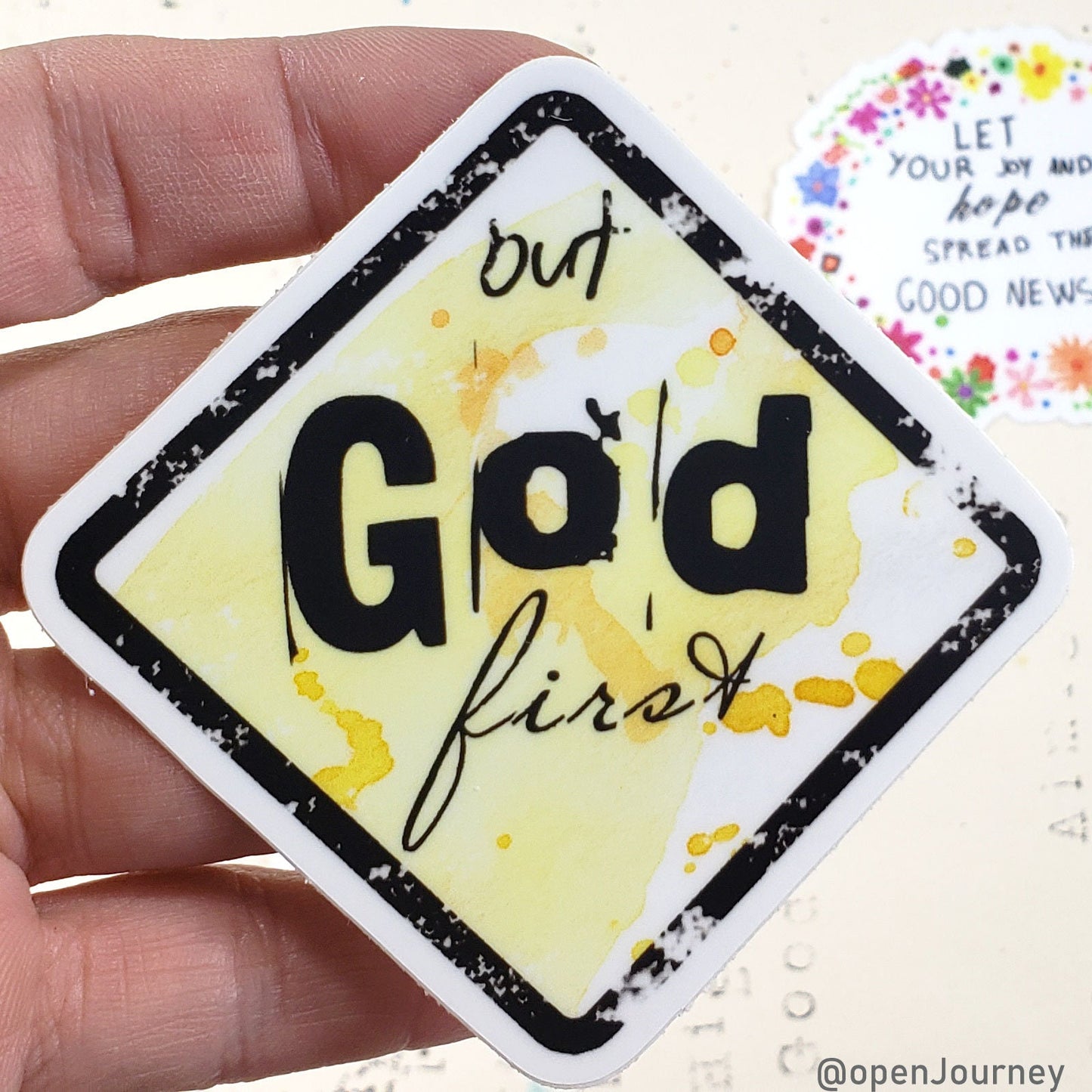 God First - sticker