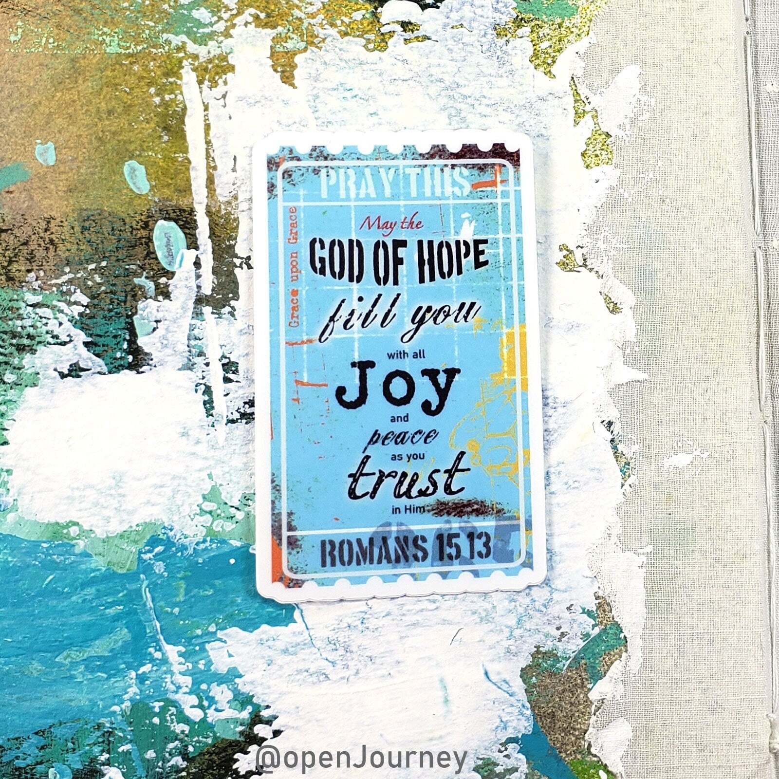 God of Hope - sticker