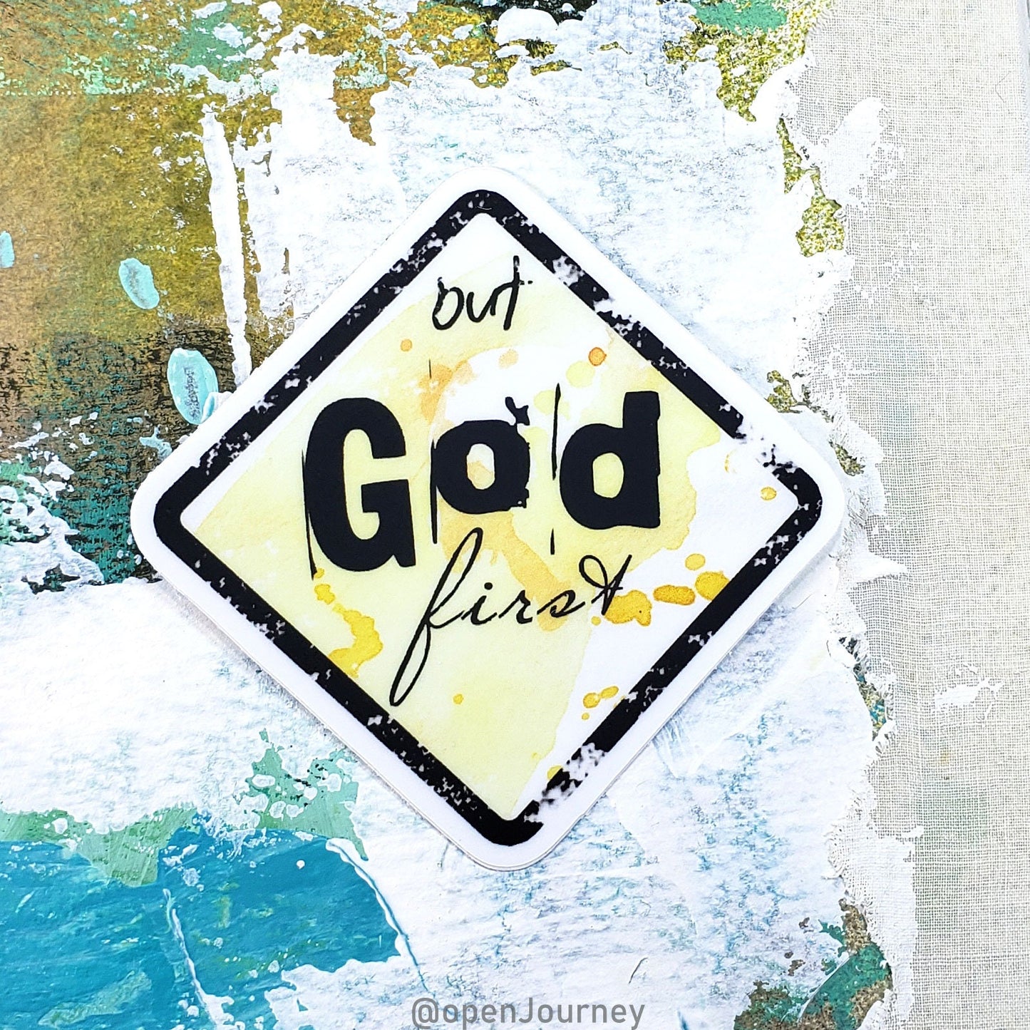 God First - sticker