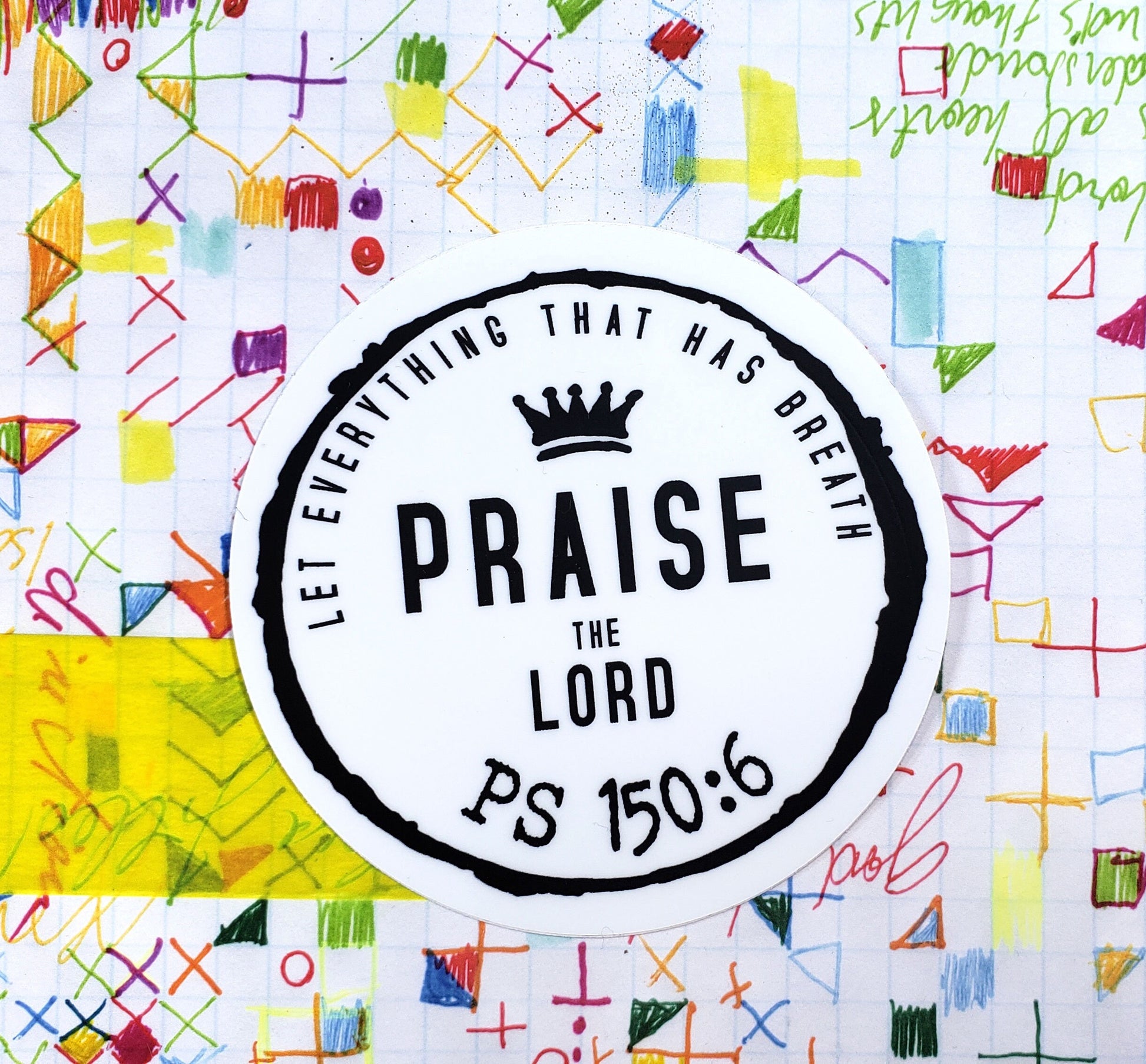 Praise - sticker