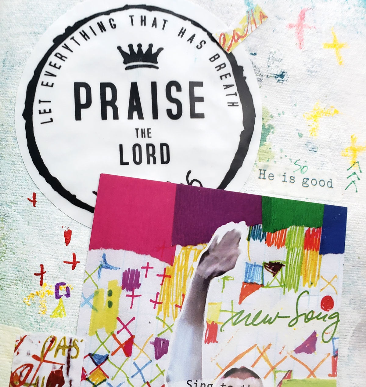 Praise - sticker