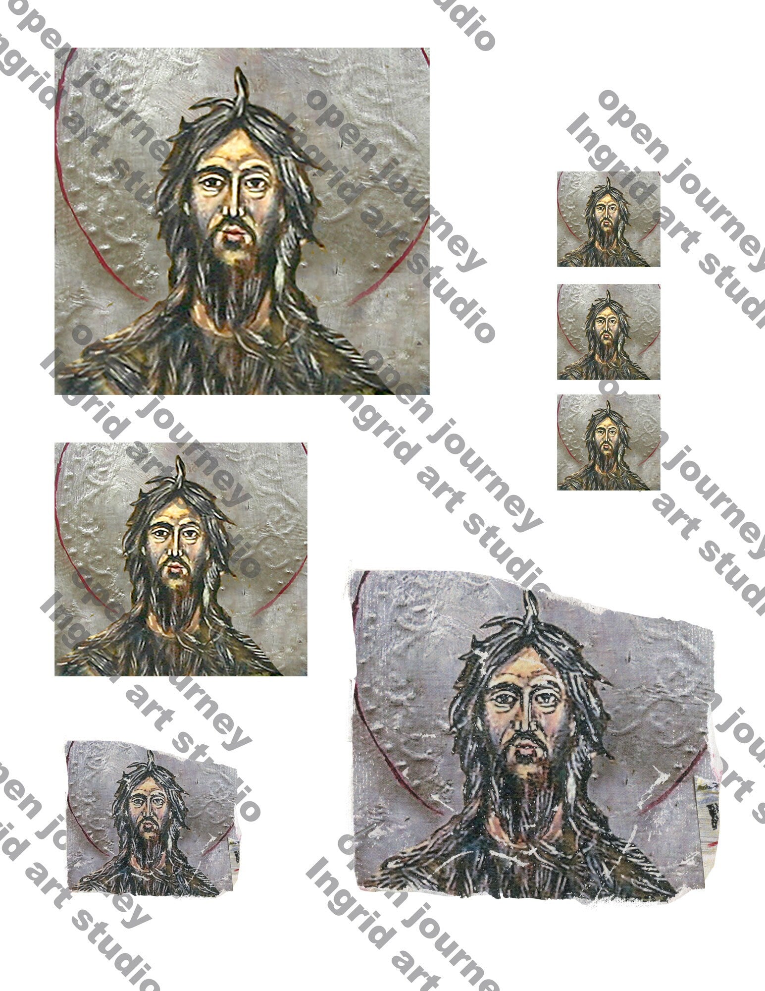 John the Baptist- a creative bible study, Bible journaling creative devotional - digital download