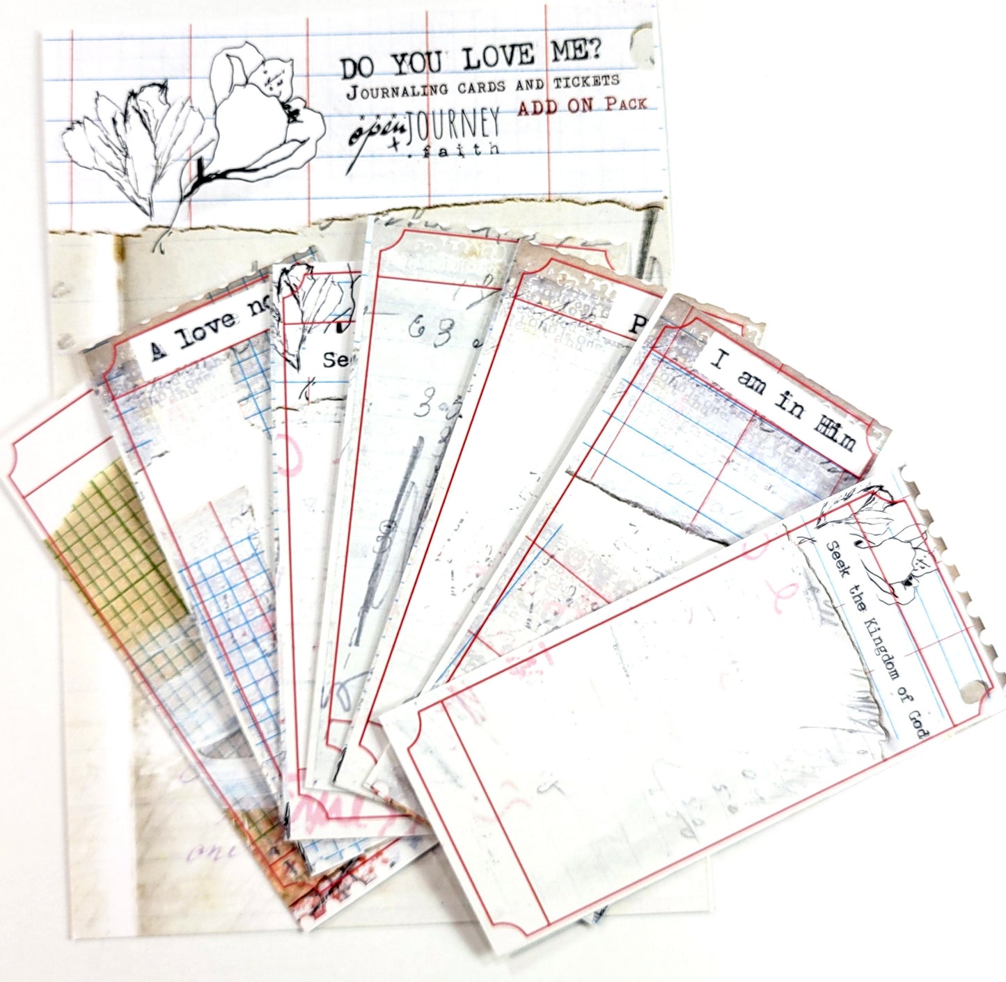 Do you love Me?- ADD ON journaling tickets