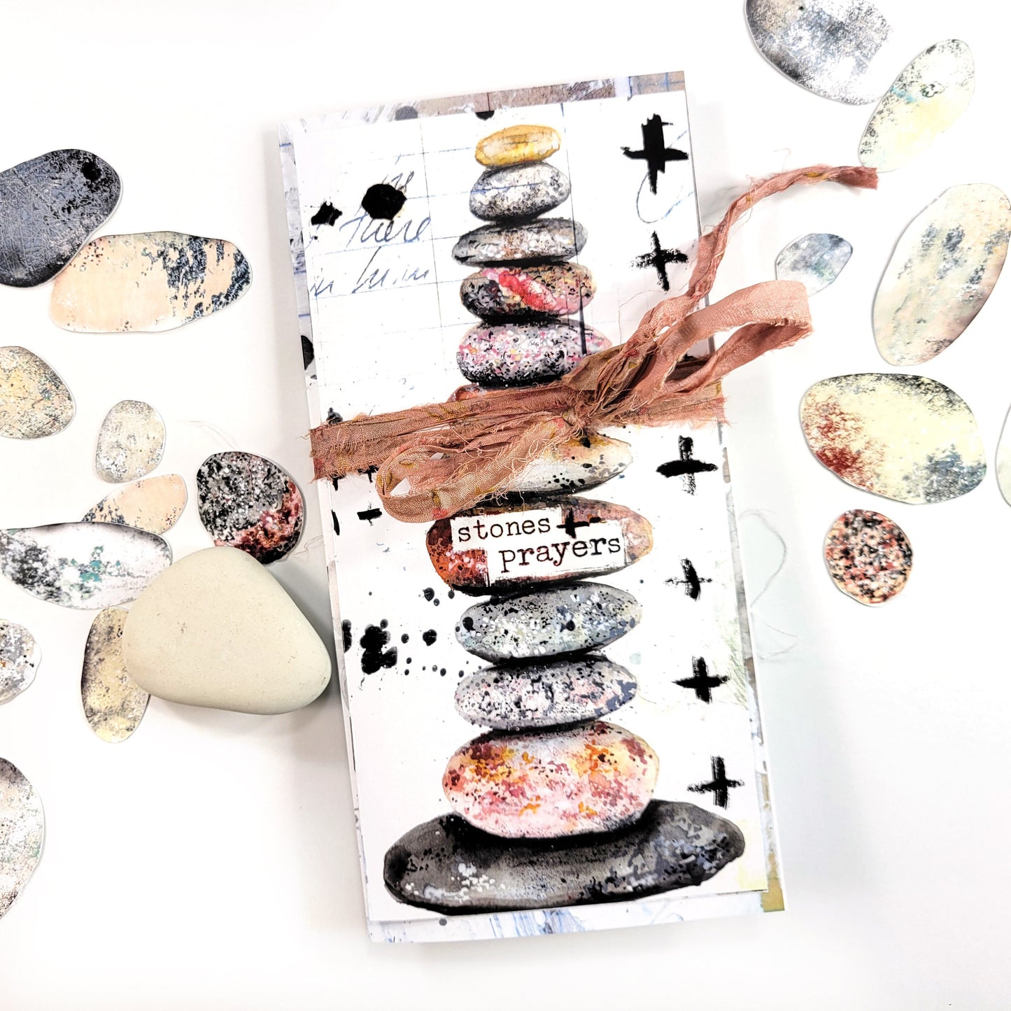 Stones and Prayers - KIDS/YOUTH creative bible study / Bible journaling for kids
