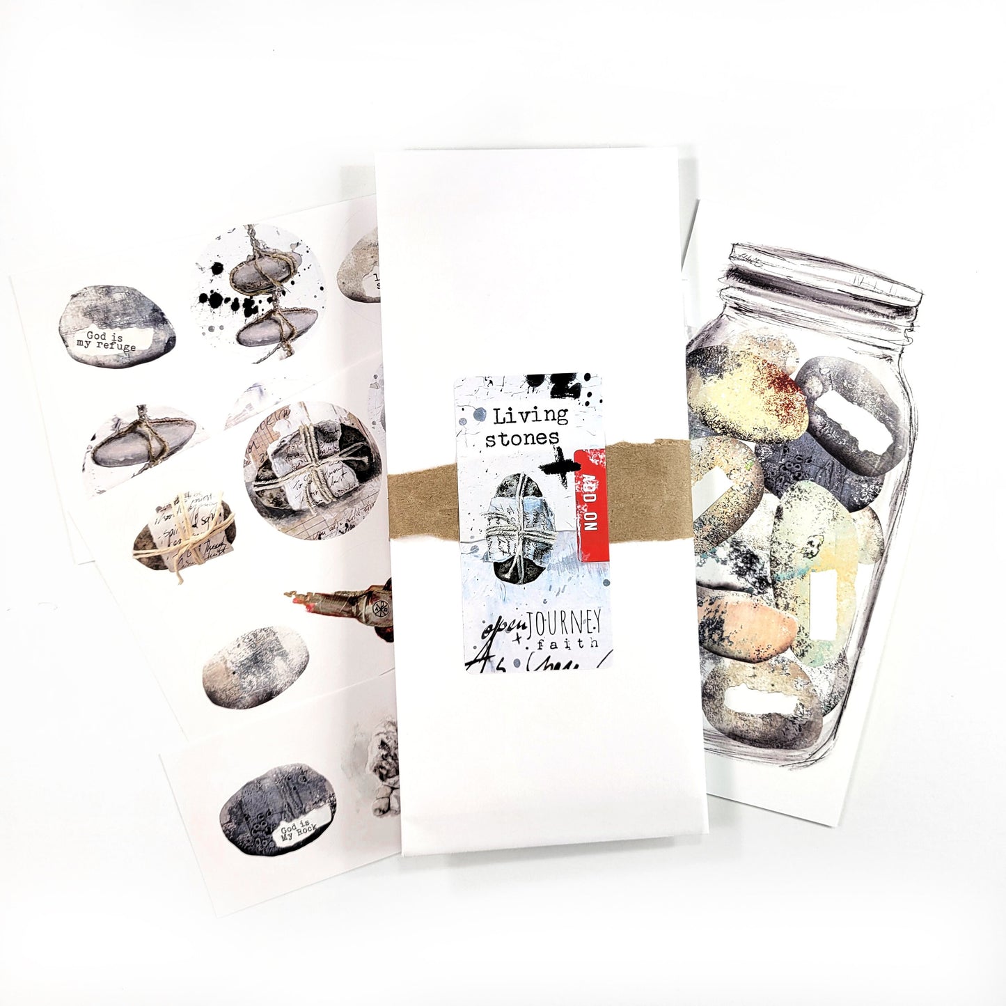Living Stones ADD ON Bible journaling kit elements